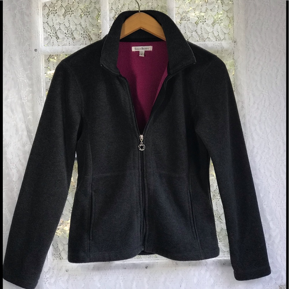 Susan Bristol Zip Up Jacket Sz Small